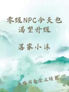 零级NPC今天也渴望升级