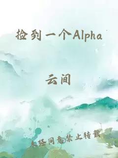 捡到一个Alpha